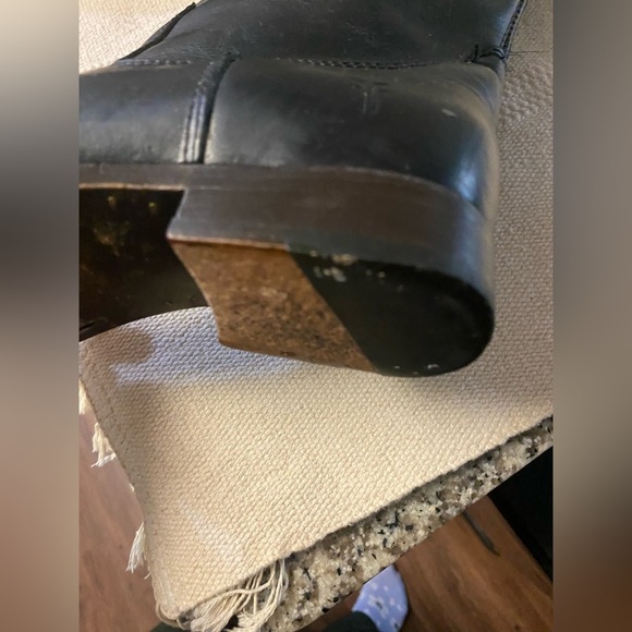 Frye "Melissa Logo" Tall Riding boots 2-Tone Size 5 - Picture 13 of 16